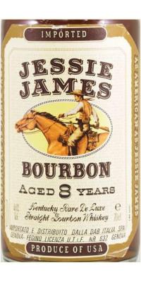 Jessie James 8yo New American Oak Barrels 40% 700ml