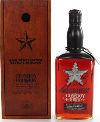 Garrison Brothers Cowboy Bourbon 2nd Release Charred White Oak Barrels 67.5% 750ml