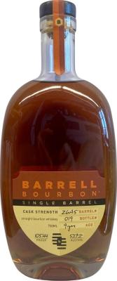 Barrell Bourbon 9yo Single Barrel 52.72% 750ml