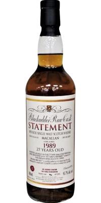 Macallan 1989 BA Raw Cask Statement #5425 45.7% 700ml