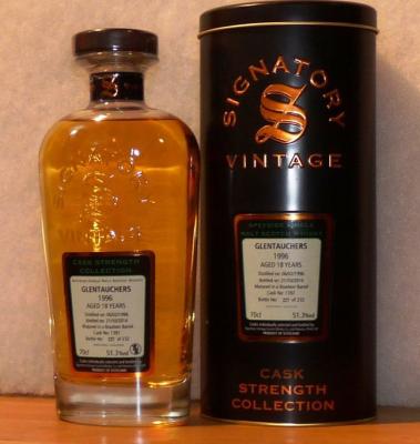 Glentauchers 1996 SV Cask Strength Collection Bourbon Barrel #1397 51.3% 700ml