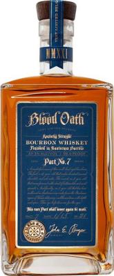 Blood Oath Pact #7 Kentucky Straight Bourbon Whisky Sauternes Barrel Finish 49.3% 750ml