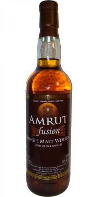 Amrut Fusion Oak Barrels SAQ Quebec 50% 700ml