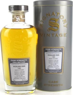 Highland Park 1985 SV Cask Strength Collection #2895 53.3% 700ml