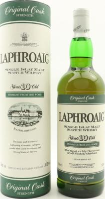 Laphroaig Original Cask Strength Green Stripe 57.3% 1000ml