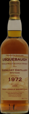 Glenlivet 1972 UD Usquebaugh Sherry Cask Der Whiskykeller 44.1% 700ml