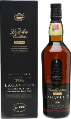 Lagavulin 1994 The Distillers Edition Pedro Ximenez Sherry Wood 43% 700ml