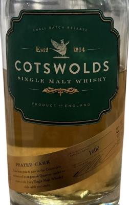 Cotswolds Peated Cask Small Batch Release 59.6% 700ml