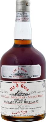 Highland Park 1978 DL Old & Rare The Platinum Selection Sherry Cask 56.7% 700ml