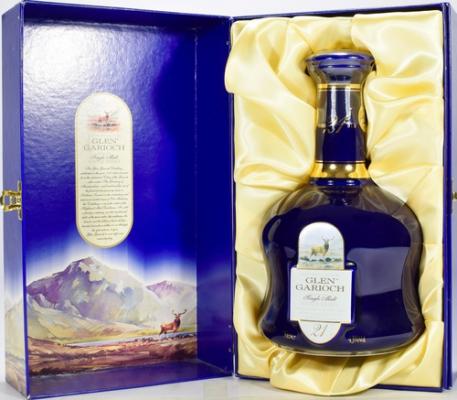 Glen Garioch 21yo Blue Ceramic Decanter 43% 700ml