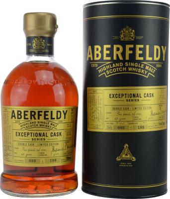 Aberfeldy 1996 Exceptional Cask Series French Red Wine Finish 02075 + 4 LMDW 60th Anniversary 52.8% 700ml