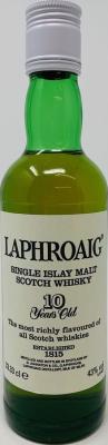 Laphroaig 10yo Single Islay Malt Scotch Whisky 43% 333ml