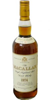 Macallan 1974 Sherry Oak Supplied for Duty Free Use 43% 750ml