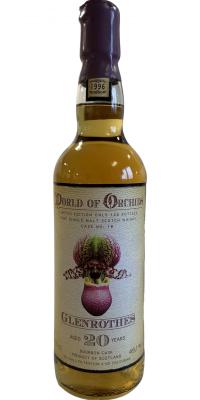 Glenrothes 1996 JW World of Orchids Bourbon Cask #18 Hauptstross 100 49.1% 700ml