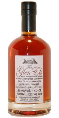 Glen Els 2007 Tawny Port Cask #40 Metro 46.9% 700ml