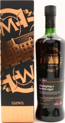 Kavalan SMWS 139.1 Chomping A herbal cigar 1st Fill Barrique STR 59.2% 700ml