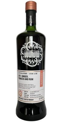 Glen Elgin 2007 SMWS 85.68 GTR Ginger tobacco and rum 1st Fill #3 Char Hogshead Finish 56.2% 700ml