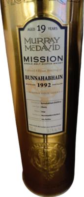 Bunnahabhain 1992 MM Mission Gold Series Sherry Butt 56.2% 700ml