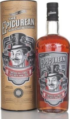 The Epicurean Lowland Blended Malt Scotch Whisky DL Finished in a Single Cote-Rotie Wine Cask 48% 700ml