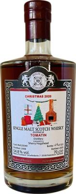 Tomatin 2008 MoS Christmas 2020 Sherry Hogshead 54.8% 700ml