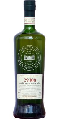 Laphroaig 2001 SMWS 29.108 Angel in A sauna wearing wellies Refill Ex-bourbon Hogshead 56.8% 750ml