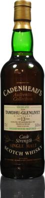 Tamdhu 1981 CA Authentic Collection Sherrywood Matured 59.9% 700ml