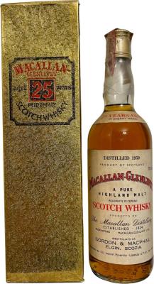 Macallan 1950 GM Macallan-Glenlivet A Pure Highland Malt Sherry Wood Importato da Co. Import Pinerolo 43% 750ml