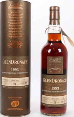 Glendronach 1993 Single Cask Sherry Butt #668 Hong Fu Taiwan 59.7% 700ml