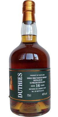 Clynelish 16yo CA Duthies Sherrywood 46% 700ml