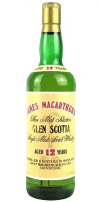 Glen Scotia 12yo JM Fine Malt Selection 55.8% 700ml
