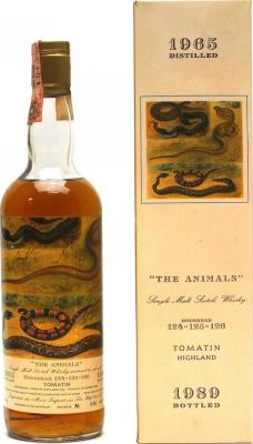 Tomatin 1965 MI The Animals 124-125-126 46% 750ml