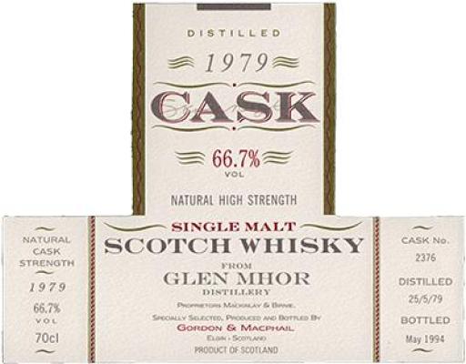 Glen Mhor 1979 GM Cask Strength 2376 66.7% 700ml