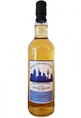 Mystery Speyside 2011 TBa Bembeltown 1st Fill Bourbon Barrel #800936 Whisky Enthusiasts Frankfurt 62.5% 700ml