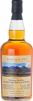 Dailuaine 2008 ANHA The Soul of Scotland Oloroso Sherry Cask 54.8% 700ml