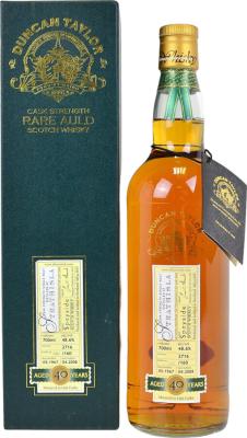 Strathisla 1967 DT Rare Auld 40yo Oak Cask #2716 48.6% 700ml