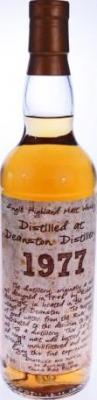 Deanston 1977 TI Handwritten Label 43% 700ml