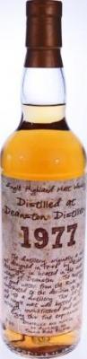 Deanston 1977 TI Handwritten Label 43% 700ml