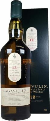 Lagavulin 12yo Refill American Oak Hogsheads 57.8% 750ml