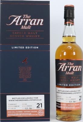 Arran 1997 Limited Edition Sherry Butt #841 The Green Welly Stop Exclusive 55.3% 700ml