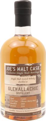 Glenallachie 2008 JMS Joe's Malt Cask 8yo Oloroso Sherry Butt 58.9% 700ml