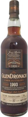 Glendronach 1993 Cask Bottling Oloroso Sherry Puncheon Takashimaya 54.1% 700ml