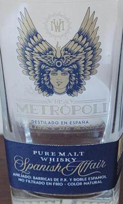 Metropoli Spanish Affair Pure Malt Whisky PX & Roble Espanol 42% 700ml