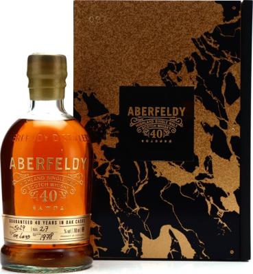 Aberfeldy 40yo Ex-bourbon hogshead #5029 Distillery exclusive hand fill 50.1% 700ml