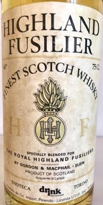 Highland Fusilier 5yo GM 40% 750ml