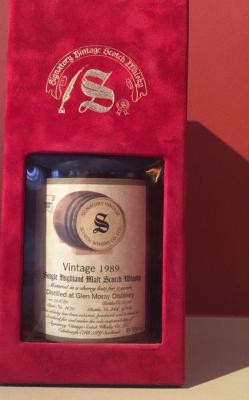 Glen Moray 1989 SV Vintage Collection Dumpy Sherry Butt #4670 59.5% 700ml