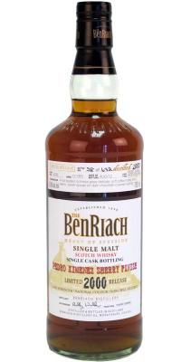 BenRiach 2000 Single Cask Bottling Pedro Ximenez Sherry Puncheon #4236 53.8% 750ml