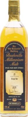 Bushmills 1975 Millennium Malt Cask no.155 Selected for The Angels Share 43% 700ml