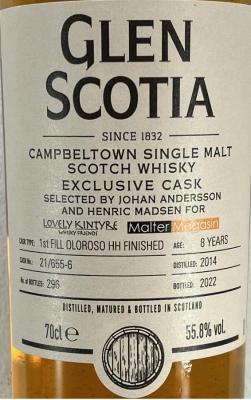 Glen Scotia 2014 55.8% 700ml