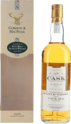 Caol Ila 1981 GM Cask Strength 2087 2093 62.7% 700ml