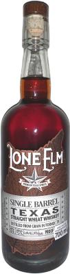 Lone Elm Single Barrel Texas Straight Wheat Whisky 50% 750ml